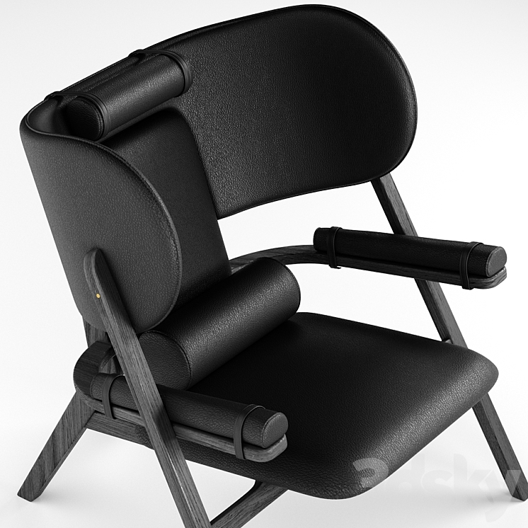 Branca lisboa adamastor lounge chair 3DS Max - thumbnail 2