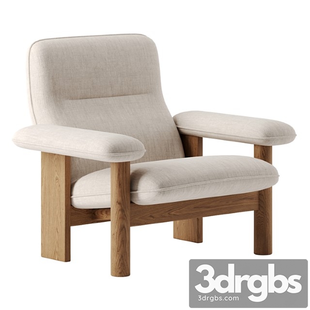 Brasilia Lounge Chair By Menu 3dsmax Download - thumbnail 1