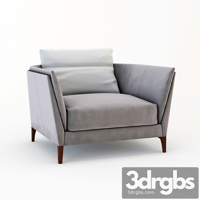 Bretagne Armchair 3dsmax Download - thumbnail 1