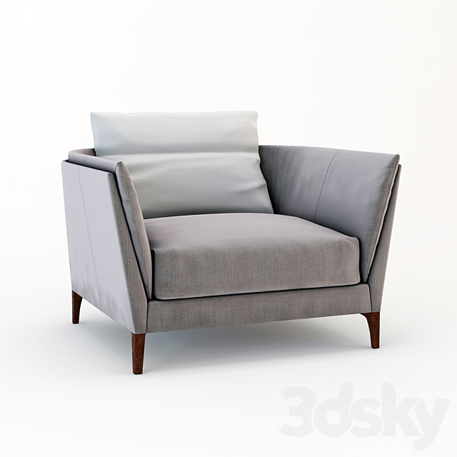 Bretagne Armchair 3DSMax File - thumbnail 1