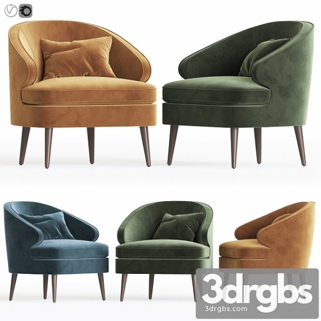 Brevik Armchair Dantonehome 3dsmax Download - thumbnail 1