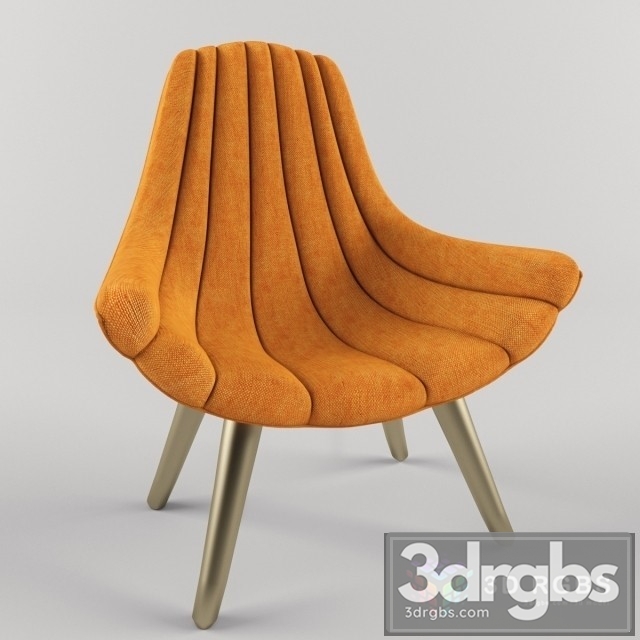 Brigitte Lounge Chair 3dsmax Download - thumbnail 1