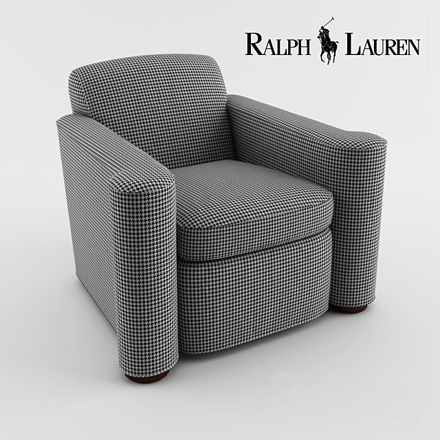 BROOK STREET CLUB CHAIR 3ds Max - thumbnail 1