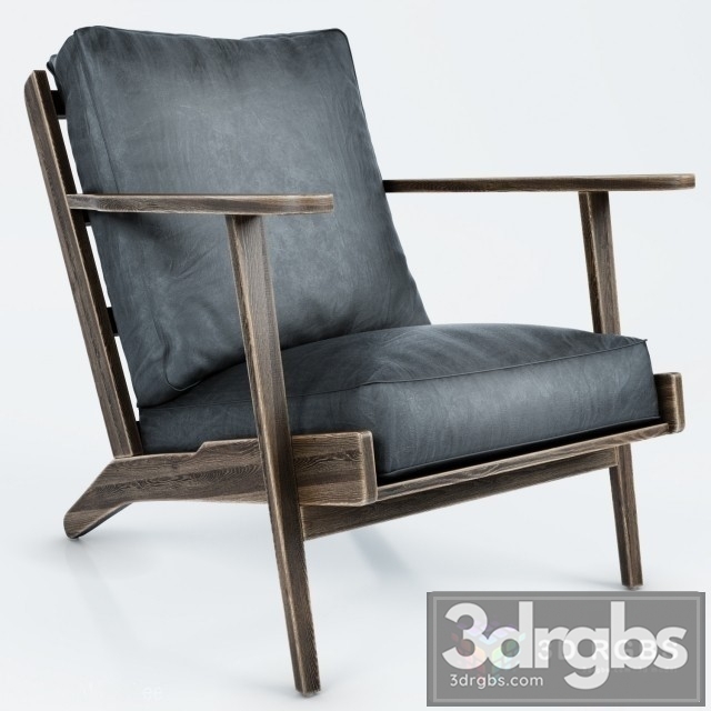 Brooks House Armchair 3dsmax Download - thumbnail 1