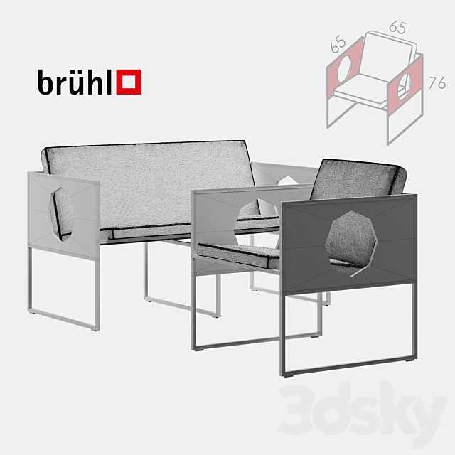 Bruhl Grace vol3 3ds Max - thumbnail 3