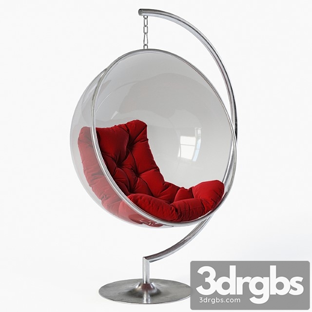 Bubble chair by eero aarnio 3dsmax Download - thumbnail 1