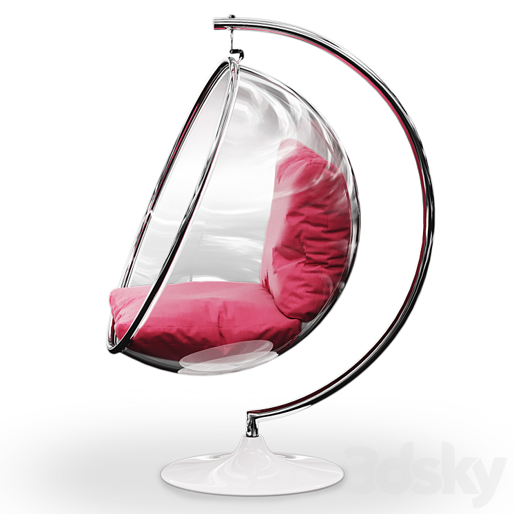 Bubble Swing Chair 3DS Max - thumbnail 2