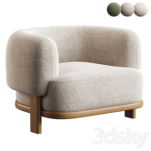 Buho Chair 3ds Max - thumbnail 1