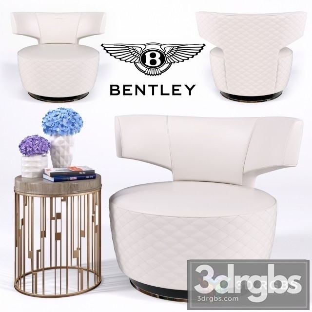 Bull Bentley Armchair 3dsmax Download - thumbnail 1