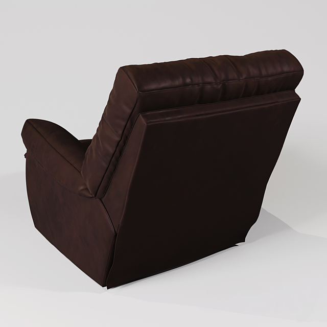 Burgett Espresso Power Rocker Recliner 3ds Max - thumbnail 2