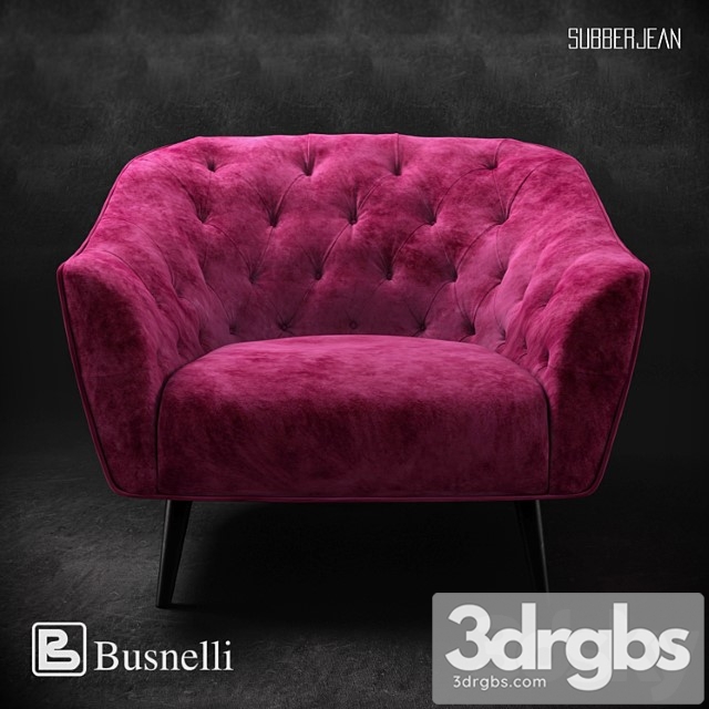 Busnelli amouage sl armchair 3dsmax Download - thumbnail 1