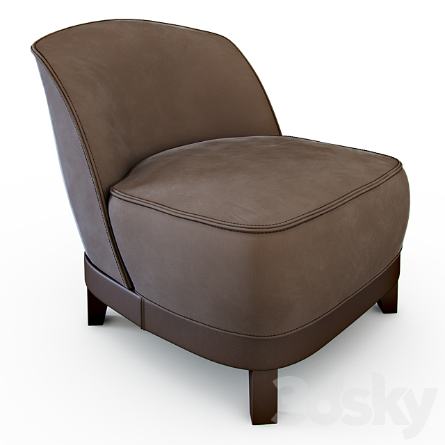 Busnelli Swing Easy Chair 3ds Max - thumbnail 1