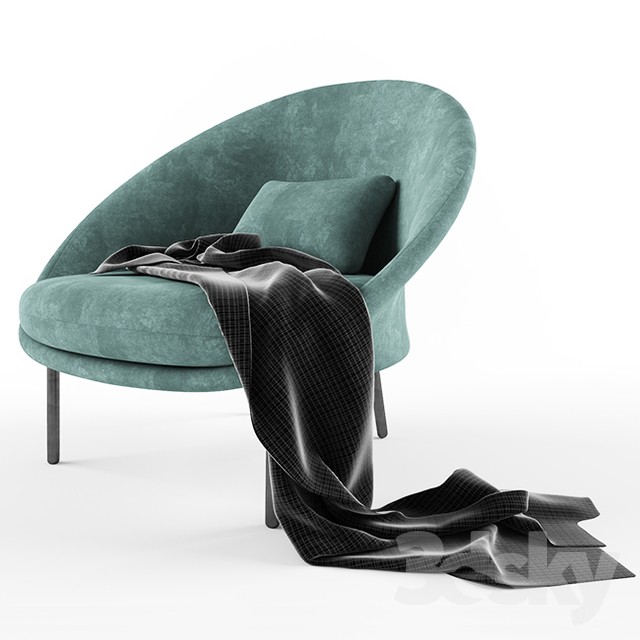 C170D Armchair 3DS Max - thumbnail 3