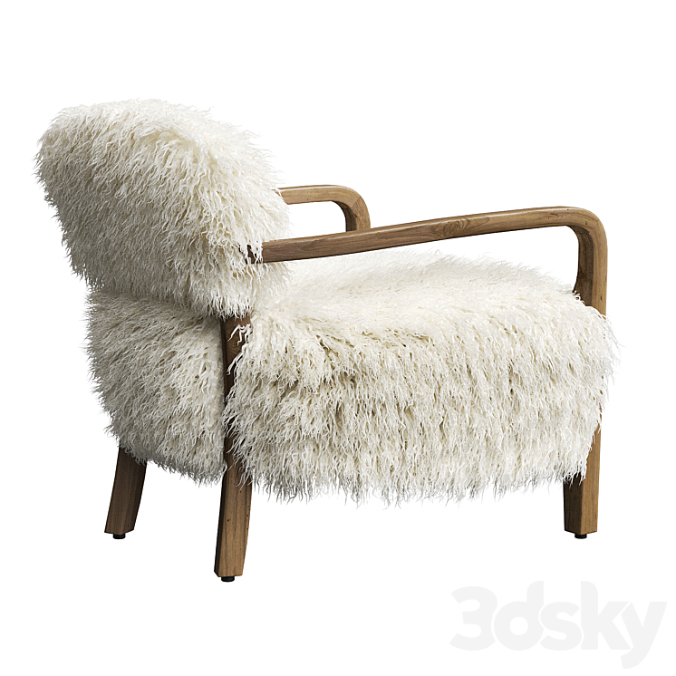 Cabana Chair Yeti Beige – Timothy Oulton 3DS Max Model - thumbnail 2