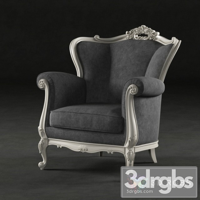 Cabiate Armchair 3dsmax Download - thumbnail 1