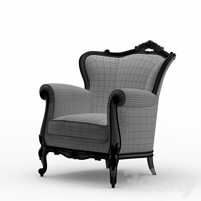 Cabiate Armchair 3DSMax File - thumbnail 3