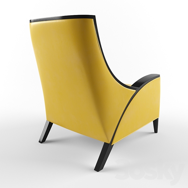 Cabot Wrenn Lounge Chair 3DS Max Model - thumbnail 2