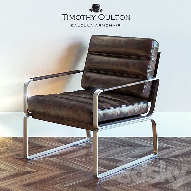 CALCULA ARMCHAIR. Timothy Oulton 3DSMax File - thumbnail 1