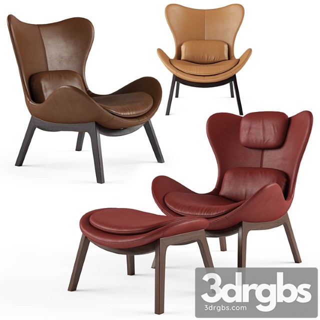 Calligaris lazy armchair 2 3dsmax Download - thumbnail 1