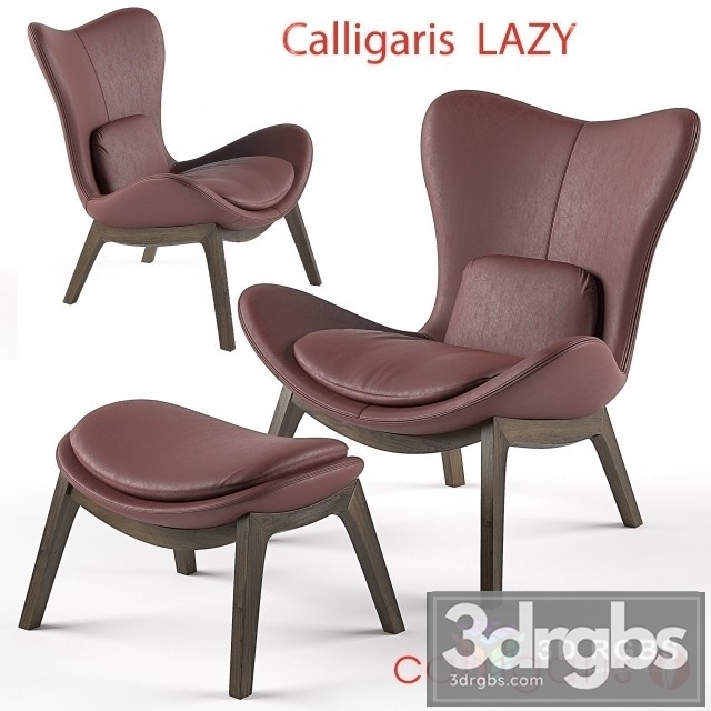 Calligaris Lazy Armchair 3dsmax Download - thumbnail 1