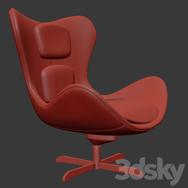 Calligaris lazy armchair 3DSMax File - thumbnail 3