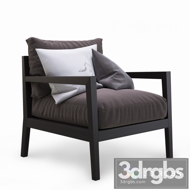 Camilla Armchair 3dsmax Download - thumbnail 1