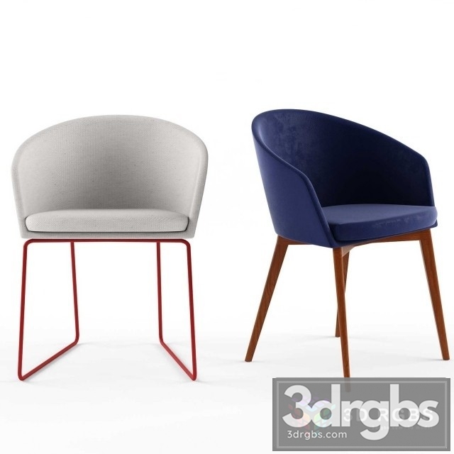 Capdell Moon Chair 3dsmax Download - thumbnail 1