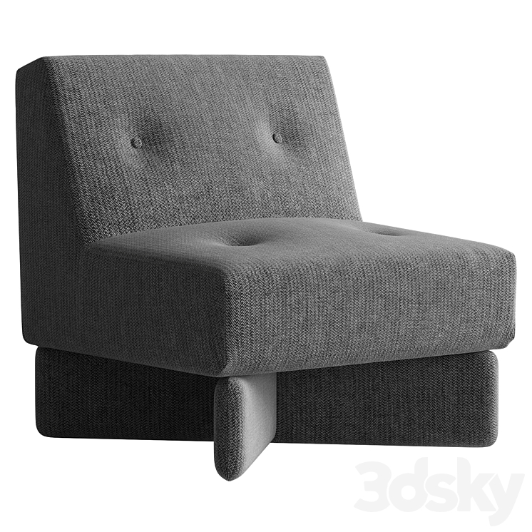 Capitole Armchair 3DS Max - thumbnail 1