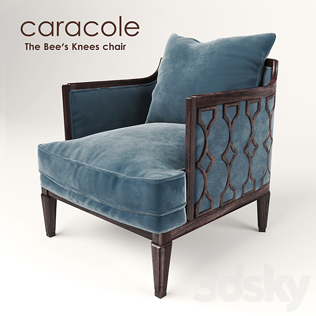 Caracole. chair The Bee’s Knees 3DSMax File - thumbnail 1