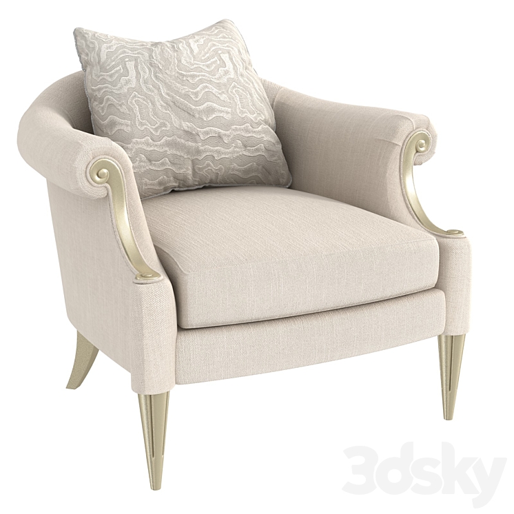 Caracole Lilian Chair 3DS Max Model - thumbnail 2