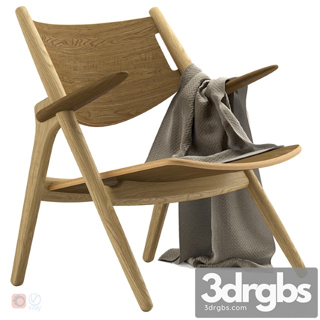 Carhansen CH28T Lounge Chair 3dsmax Download - thumbnail 1