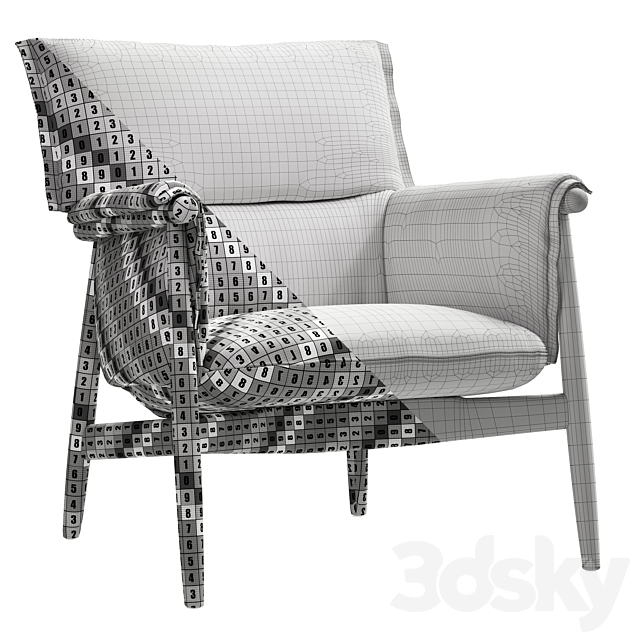 Carl Hansen E015 EMBRACE 3DSMax File - thumbnail 3