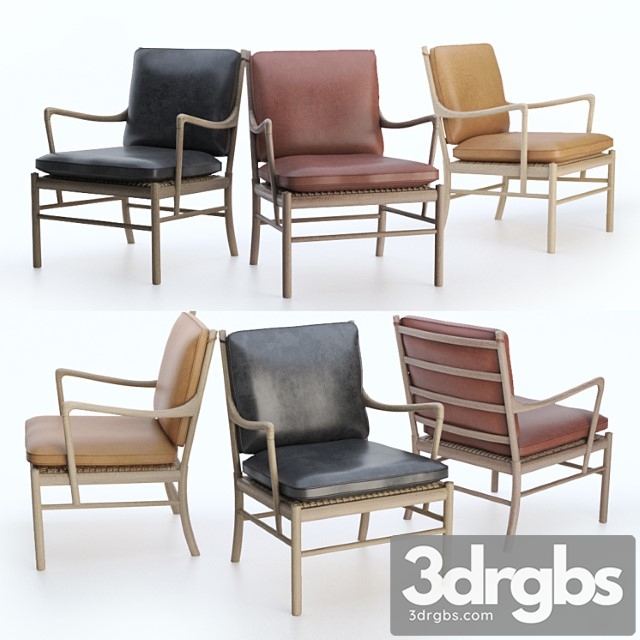 Carl hansen & son – colonial chair (ow149) 3dsmax Download - thumbnail 1