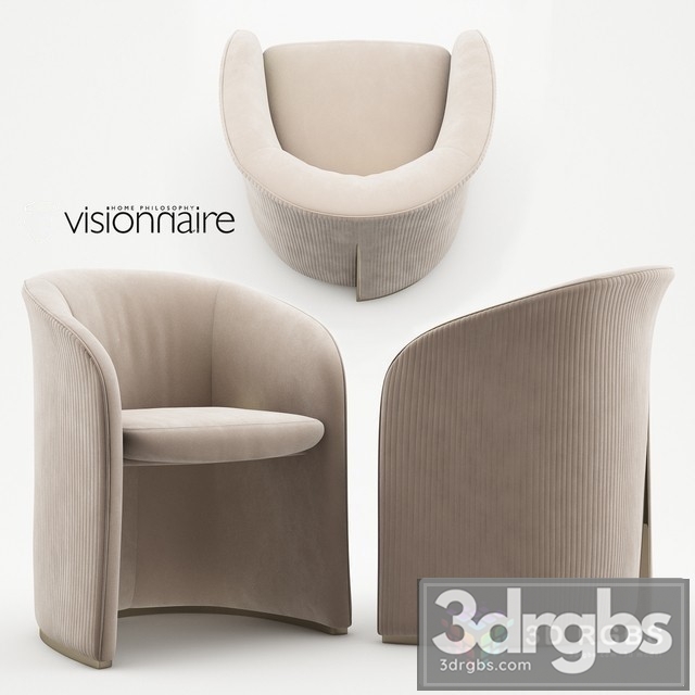 Carmen Armchair 3dsmax Download - thumbnail 1