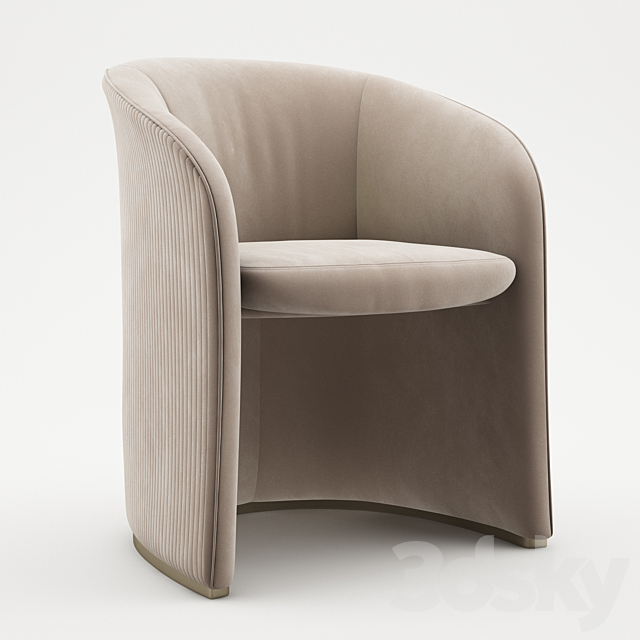 Carmen armchair – Visionnaire Home Philosophy 3DSMax File - thumbnail 2