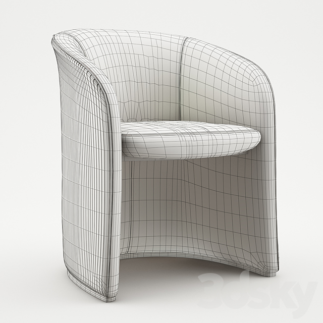 Carmen armchair – Visionnaire Home Philosophy 3DSMax File - thumbnail 3