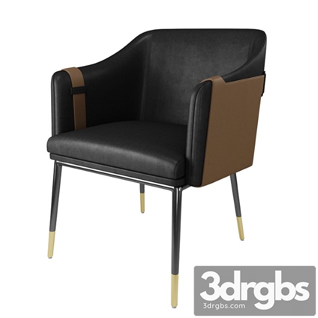 Carter dining armchair 3dsmax Download - thumbnail 1