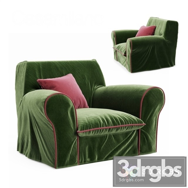 Casamilano Big Armchair 3dsmax Download - thumbnail 1