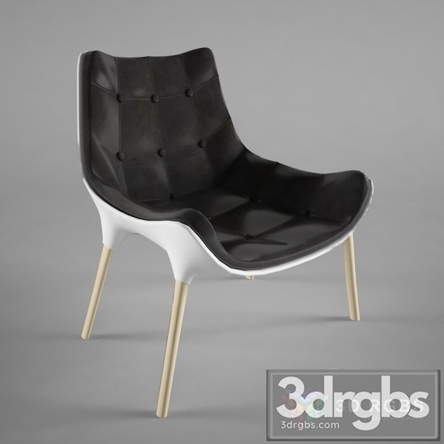 Cassina Passion Armchair 3dsmax Download - thumbnail 1