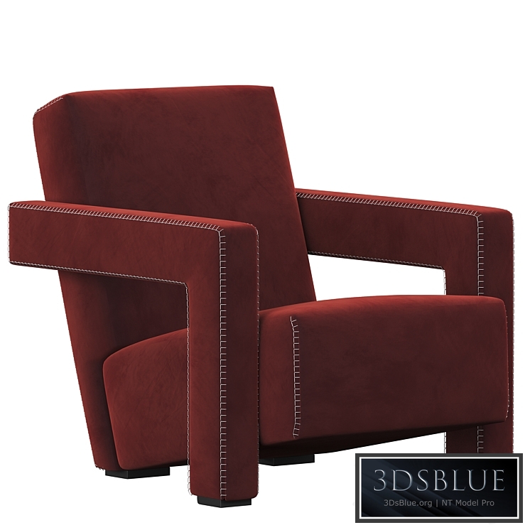 Cassina UTRECHT ARMCHAIR 3DS Max - thumbnail 3