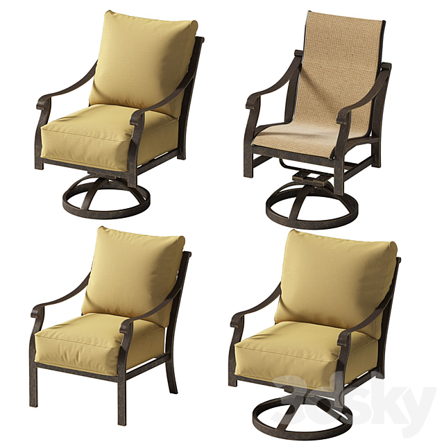 Castelle MADRID COLLECTION Chairs 1 3ds Max - thumbnail 1