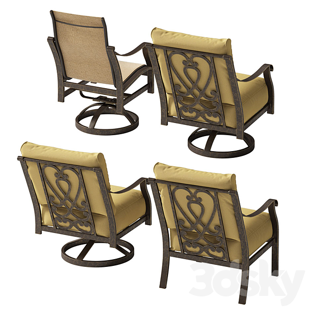 Castelle MADRID COLLECTION Chairs 1 3ds Max - thumbnail 2