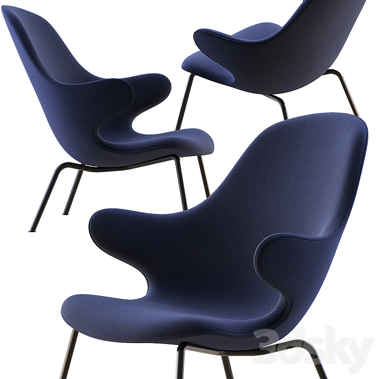 Catch lounge chair JH14 3DS Max - thumbnail 1