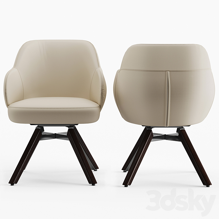 Cattelan Italia Bombe armchair 3DS Max - thumbnail 1