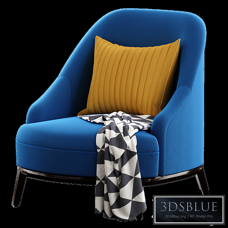 Celedonio Armchair 3DS Max - thumbnail 3