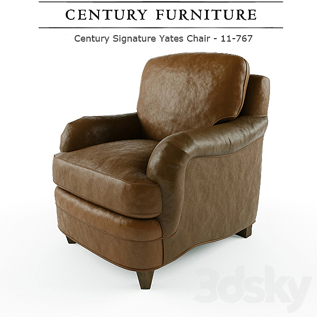 Century Signature Yates Chair – 11-767 3DSMax File - thumbnail 1