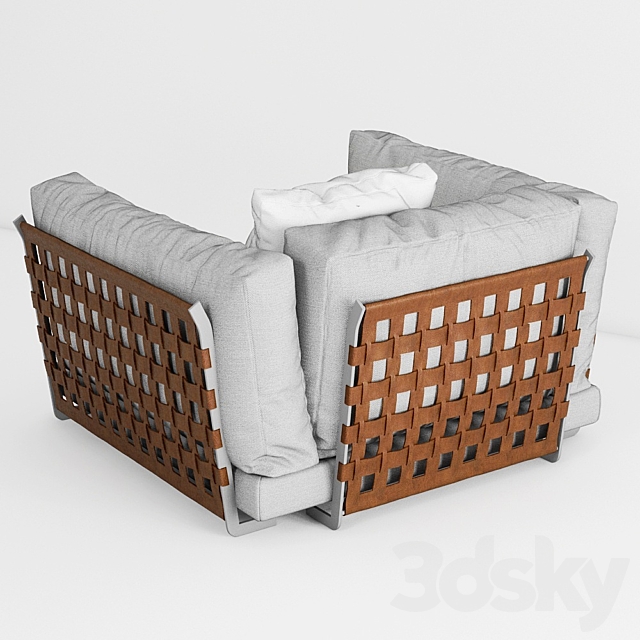 Cestone Chair 3DS Max Model - thumbnail 2