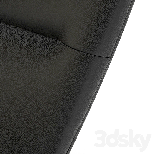 CH 445 Wing Chair 3DS Max Model - thumbnail 2