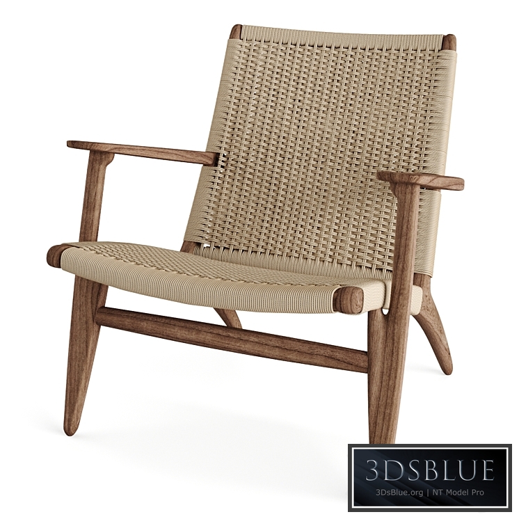 CH25 lounge chair Carl hansen 3DS Max - thumbnail 3