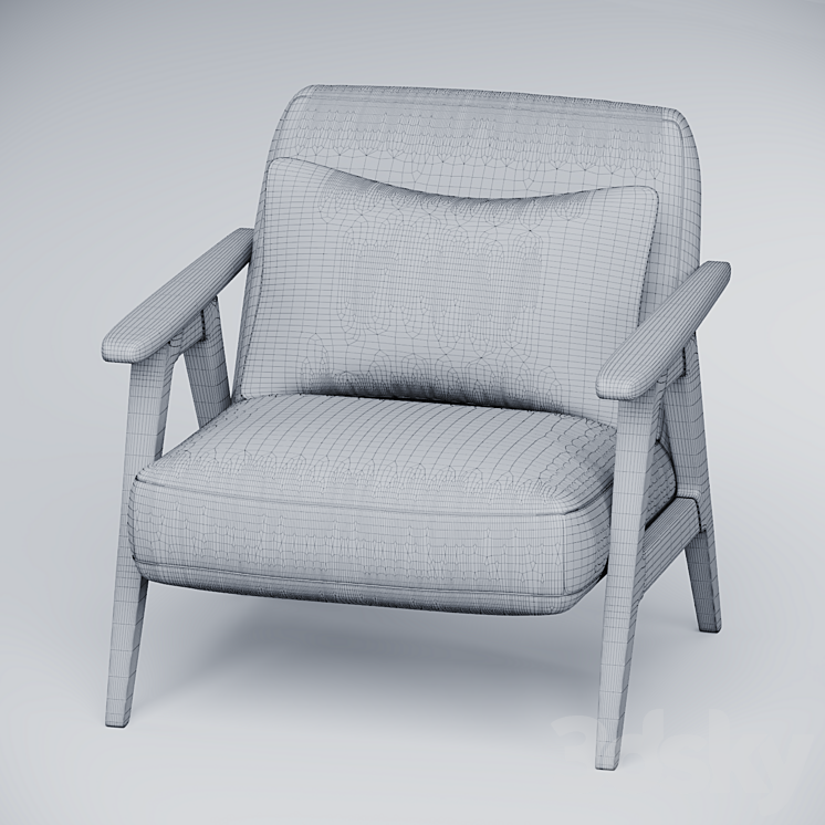 chair 3DS Max - thumbnail 2